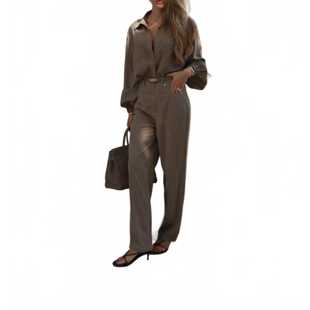 NEW SANCIA brixlynn straight leg pants in laurel oak - Picture 5 of 6
